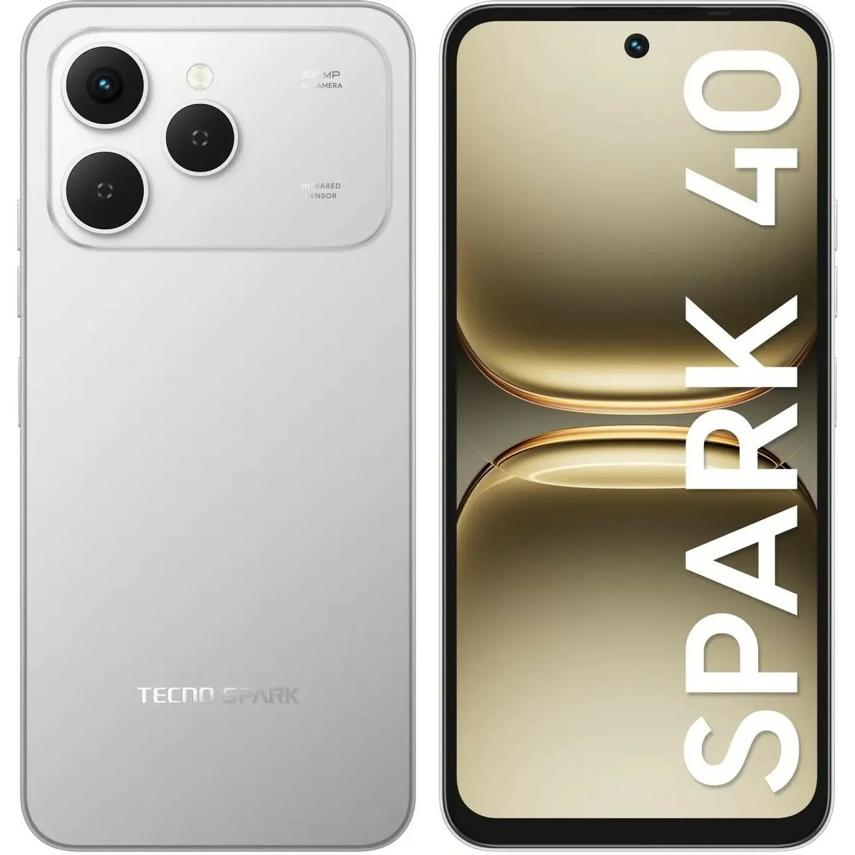 Смартфон Tecno Spark 40 8/256Gb (Цвет: Titanium Gray)