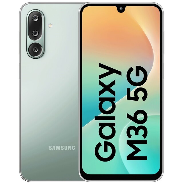 Смартфон Samsung Galaxy M36 5G 6 / 128Gb (Цвет: Light Green)