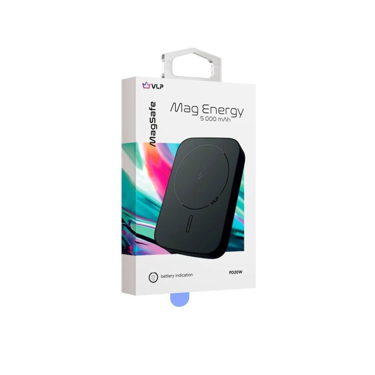 Внешний аккумулятор VLP Mag Energy 5000mAh 15W MagSafe (Цвет: Black)