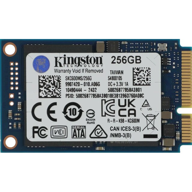 Накопитель SSD Kingston mSATA 256Gb SKC600MS / 256G