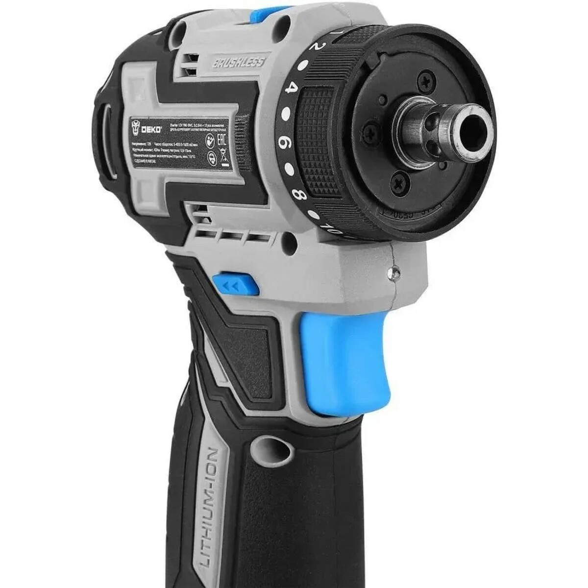Дрель-шуруповерт Deko Loner 12V Pro (Цвет: Gray/Black)