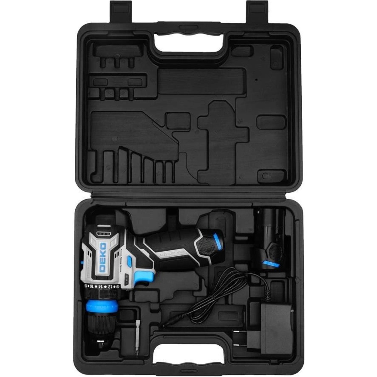 Дрель-шуруповерт Deko Loner 12V Pro (Цвет: Gray)