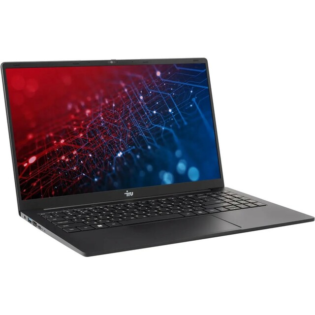 Ноутбук IRU Strato 15ALID5 (Core i3 1315U 1.2Ghz/8Gb DDR5/SSD256Gb/Intel UHD Graphics/15.6 /Windows 11 Pro/black) (2150069)