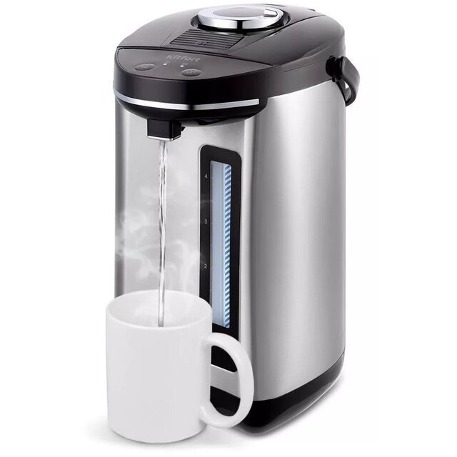 Термопот Kitfort КТ-2512 (Цвет: Silver / Black) Термопот Kitfort КТ-2512 (Цвет: Silver / Black)