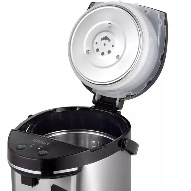 Термопот Kitfort КТ-2512 (Цвет: Silver / Black) Термопот Kitfort КТ-2512 (Цвет: Silver / Black)