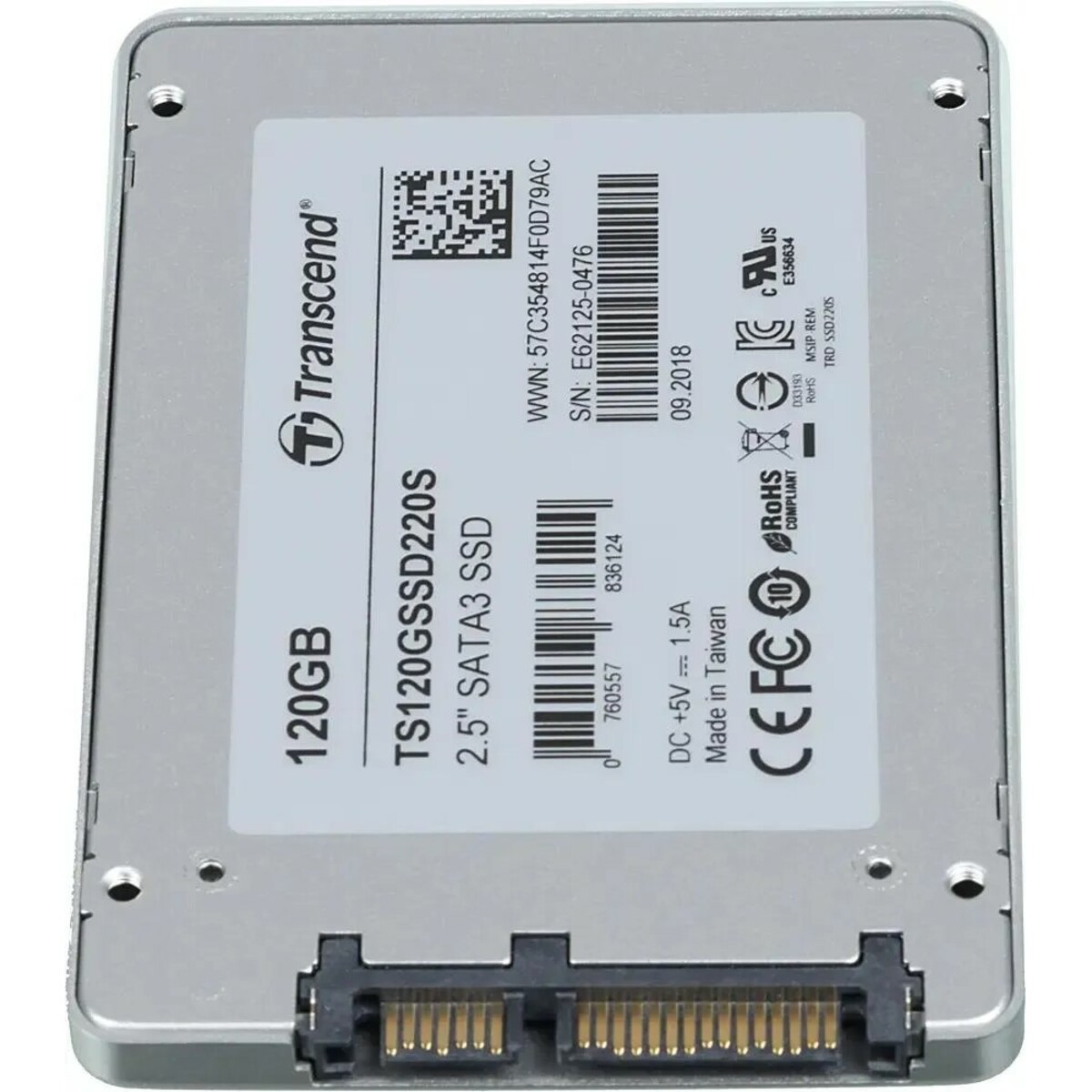 Накопитель SSD Transcend SATA III 120Gb TS120GSSD220S