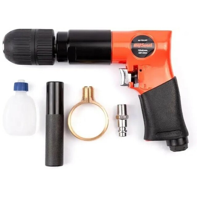 Дрель прямая Av Steel AV-701107 (Цвет: Orange / Black)