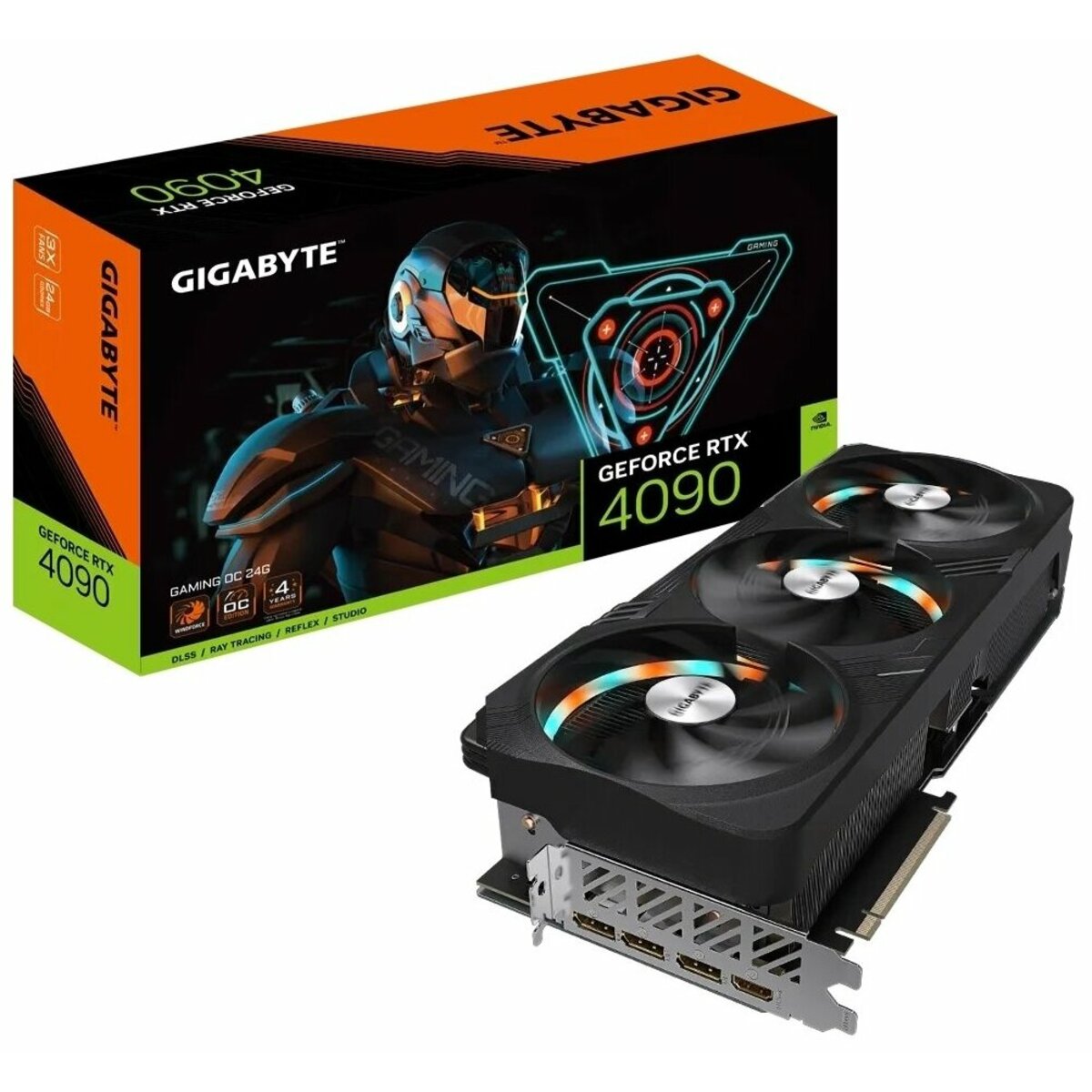 Видеокарта GIGABYTE GeForce RTX 4090 GAMING OC 24G (GV-N4090GAMING OC-24GD)