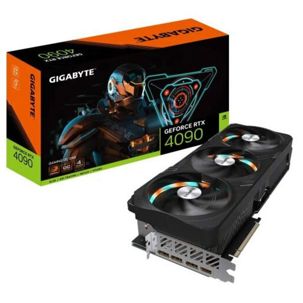 Видеокарта GIGABYTE GeForce RTX 4090 GAMING OC 24G (GV-N4090GAMING OC-24GD)