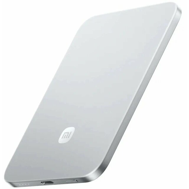Внешний аккумулятор Xiaomi UltraThin Magnetic Power Bank 5000 15W GL 5000mAh (Цвет: Silver)