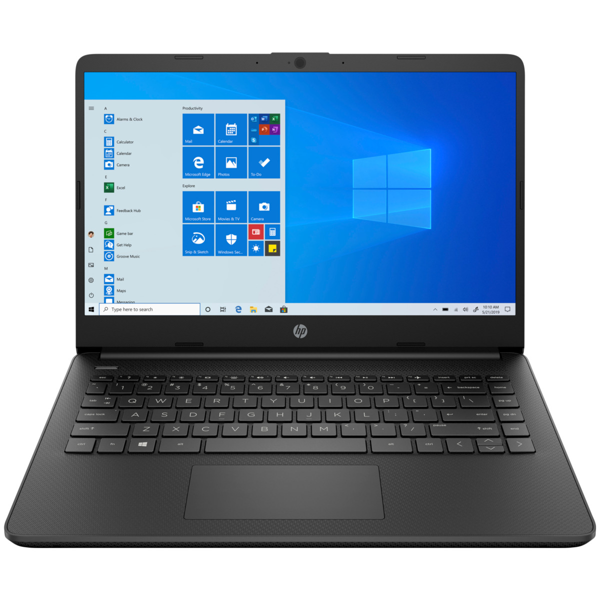 Ноутбук HP 14s-fq0088ur Athlon Gold 3150U / 4Gb / SSD256Gb / AMD Radeon / 14 / IPS / FHD (1920x1080) / Windows 10 / black / WiFi / BT / Cam