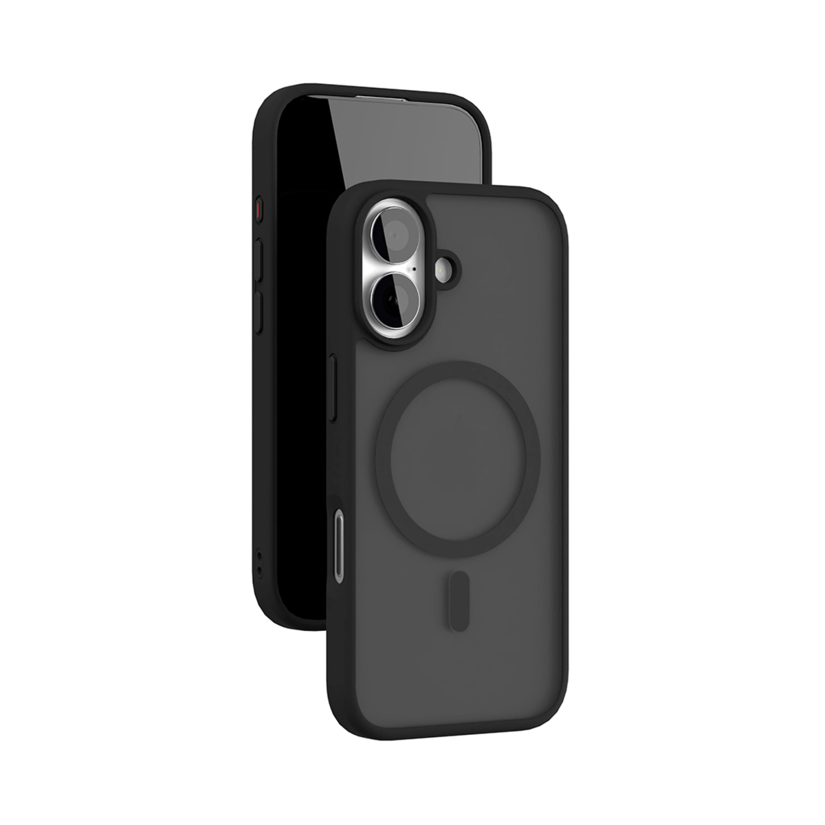 Чехол-накладка VLP Lite Bloom Case with MagSafe для смартфона Apple iPhone 17, черный