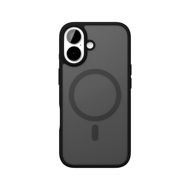Чехол-накладка VLP Lite Bloom Case with MagSafe для смартфона Apple iPhone 17, черный