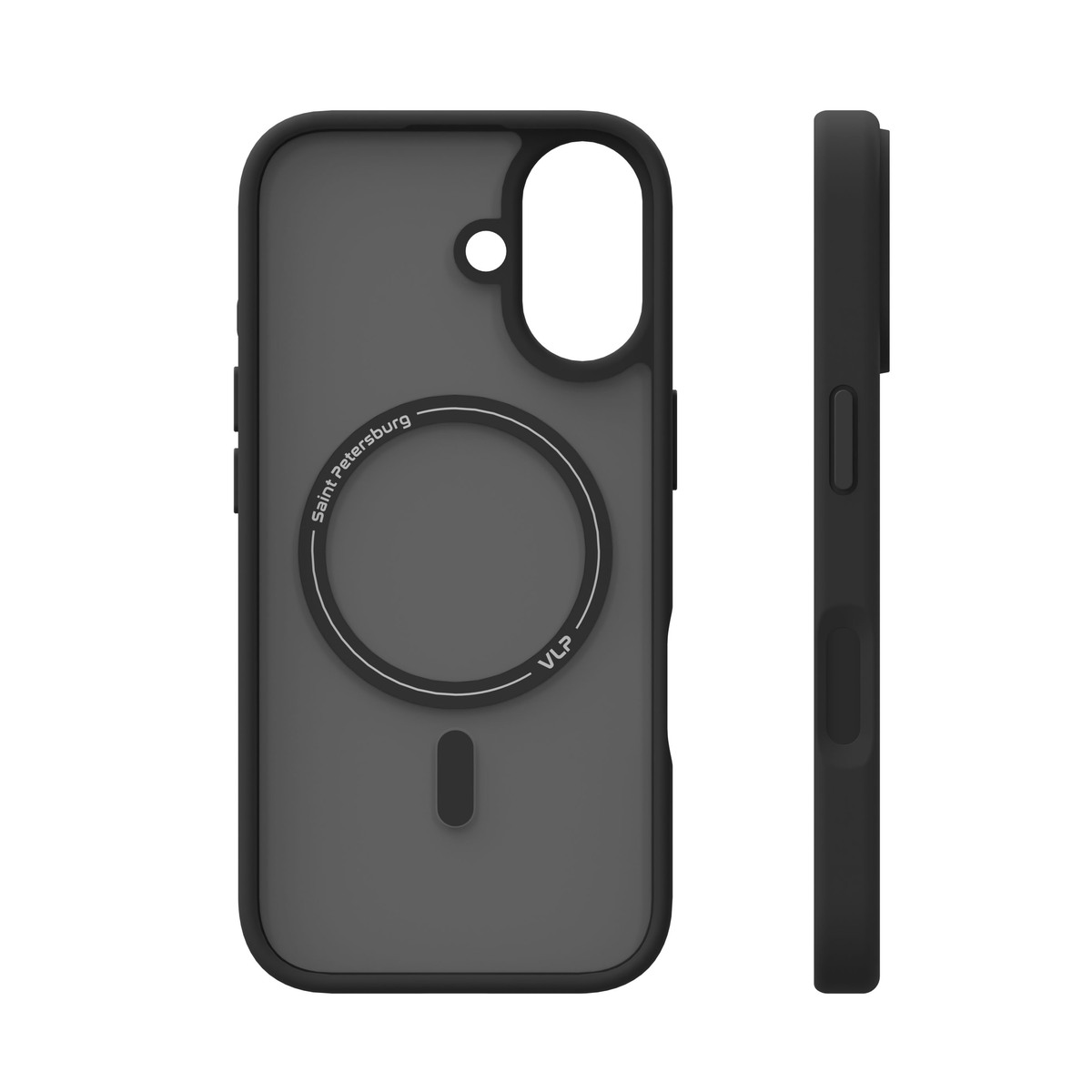 Чехол-накладка VLP Lite Bloom Case with MagSafe для смартфона Apple iPhone 17, черный