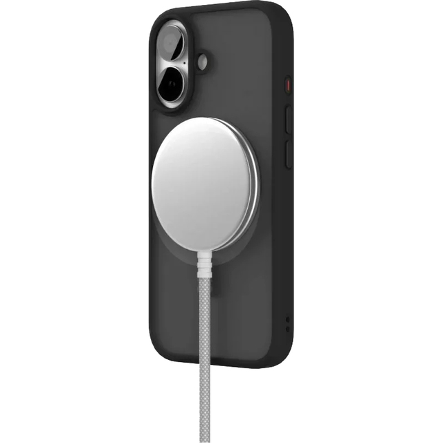 Чехол-накладка VLP Lite Bloom Case with MagSafe для смартфона Apple iPhone 17, черный