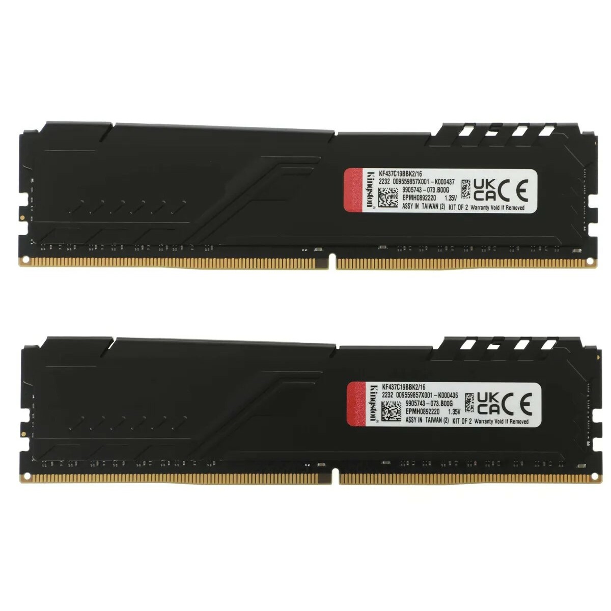 Память DDR4 2x8Gb 3733MHz Kingston KF437C19BBK2/16