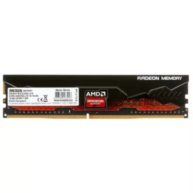 Память DDR4 16Gb 3200MHz AMD R9S416G3206U2S