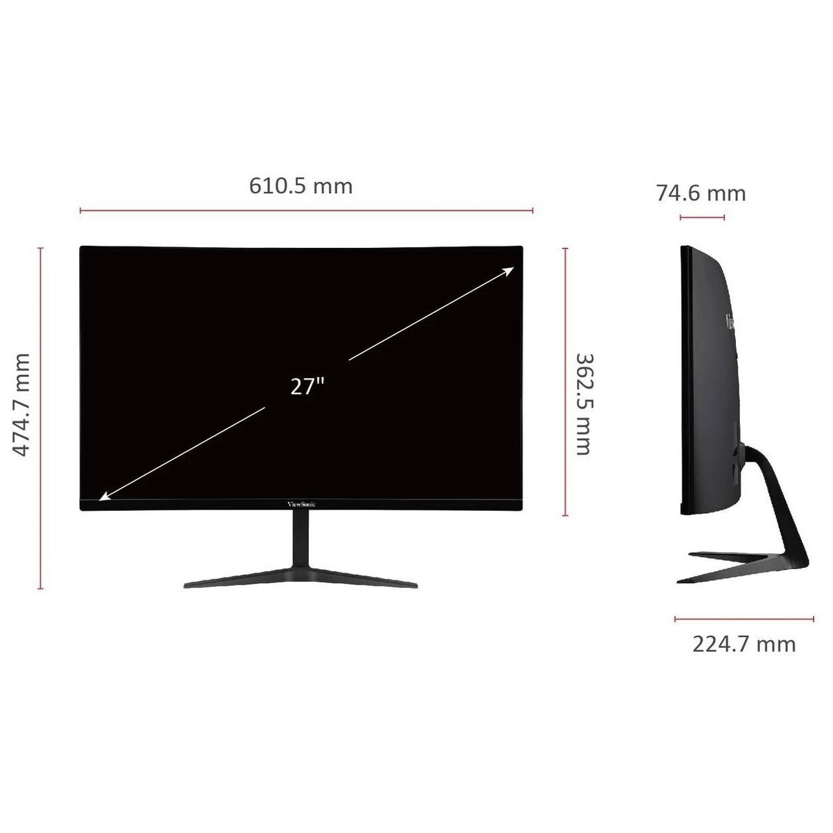 Монитор Viewsonic 27