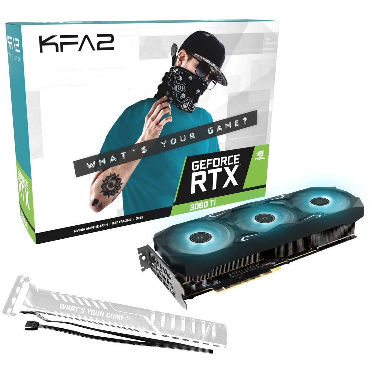 Видеокарта KFA2 GeForce RTX 3060 Ti SG 1-Click OC Plus 8GB