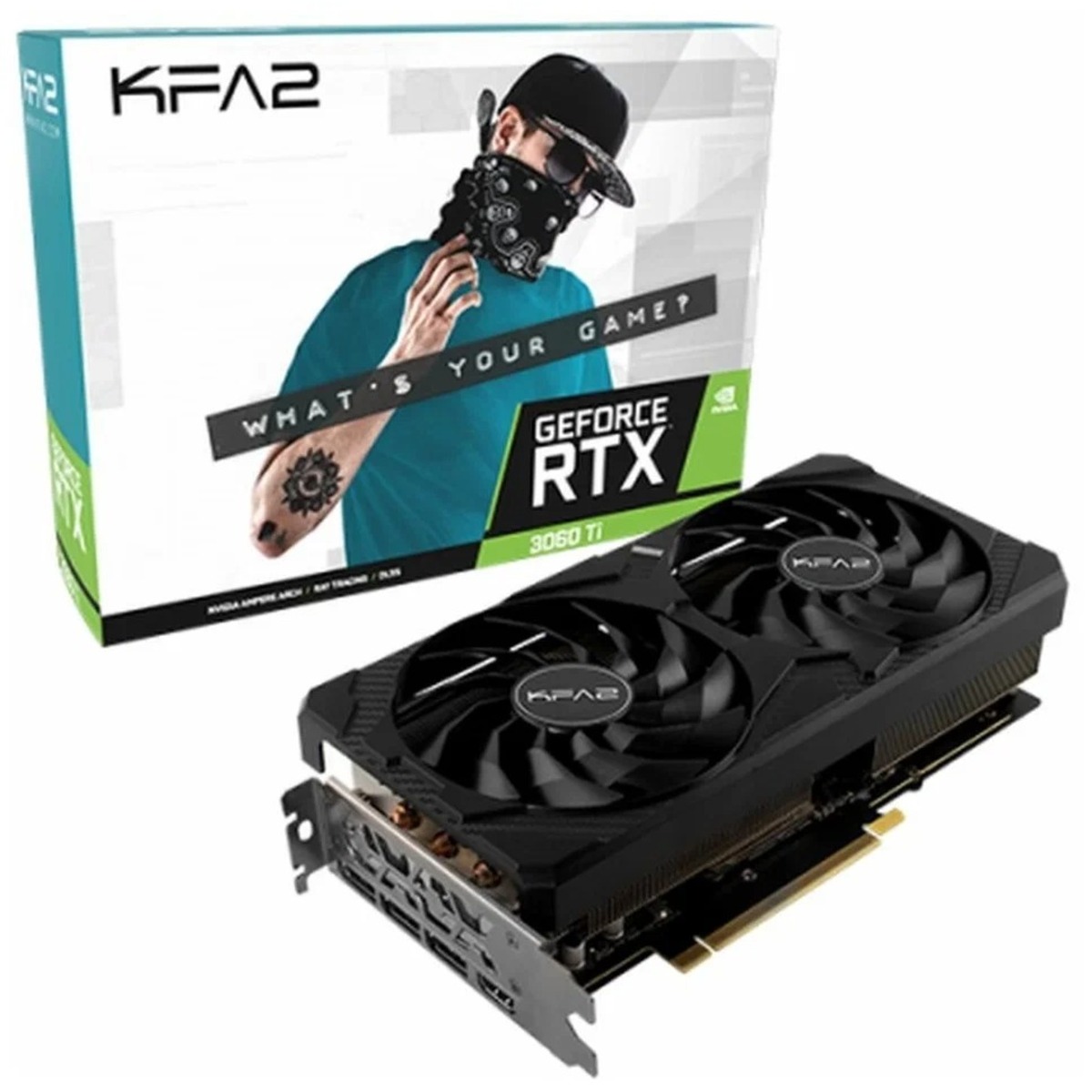 Видеокарта KFA2 GeForce PCIE16 RTX 3060Ti CORE GDDR6X 8GB