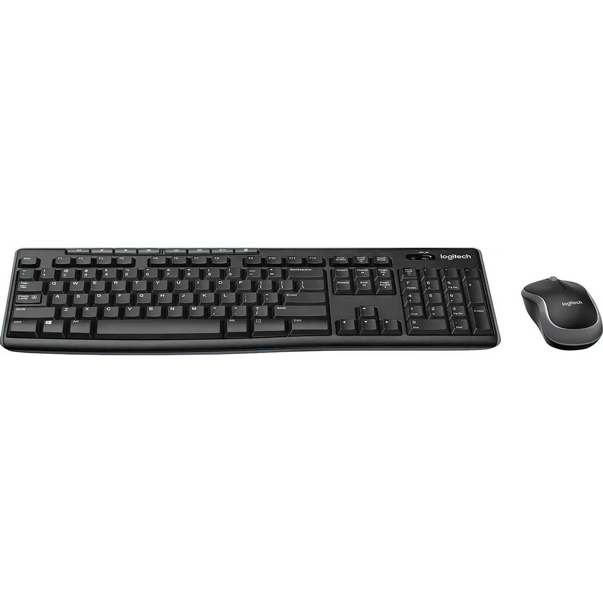 Клавиатура + мышь Logitech MK270, черный