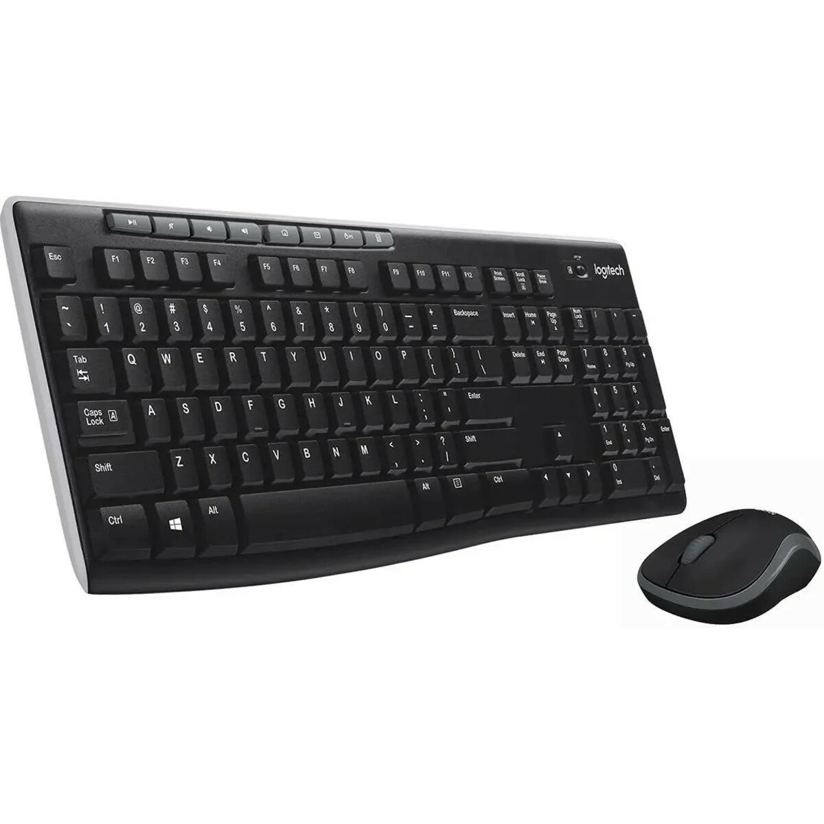 Клавиатура + мышь Logitech MK270, черный