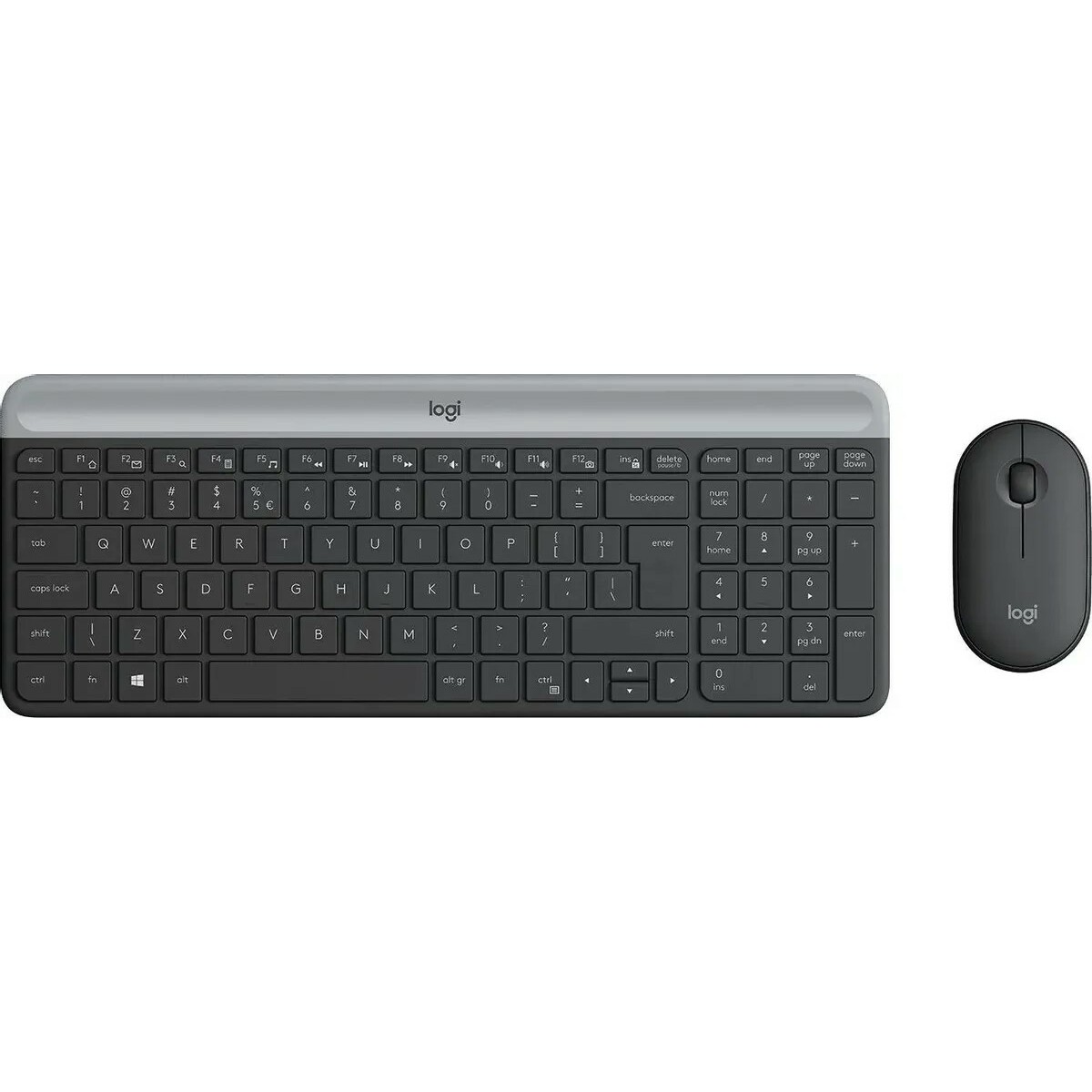 Клавиатура + мышь Logitech MK470 (Цвет: Black / Gray)