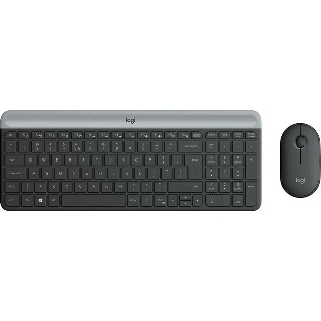 Клавиатура + мышь Logitech MK470 (Цвет: Black / Gray)