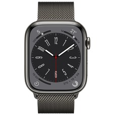 Умные часы Apple Watch Series 8 41mm Stainless Steel Case with Milanese Loop (Цвет: Graphite)
