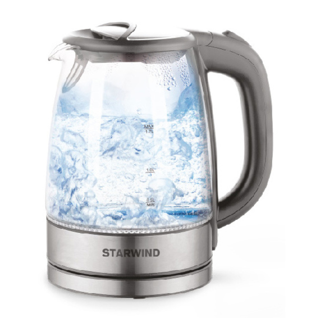 Чайник Starwind SKG2315 (Цвет: Gray/Silver)