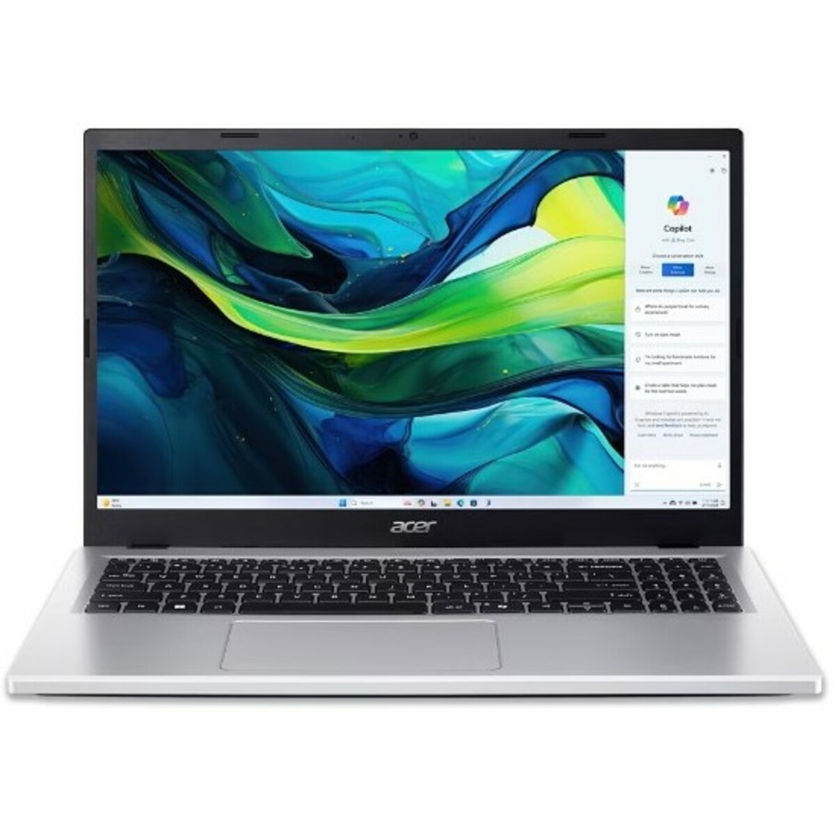 Ноутбук Acer Aspire Lite AL15-61P-R83Y (Ryzen 5 8640HS 3.5Ghz / 16Gb DDR5 / SSD512Gb / AMD Radeon 760M / 15.6