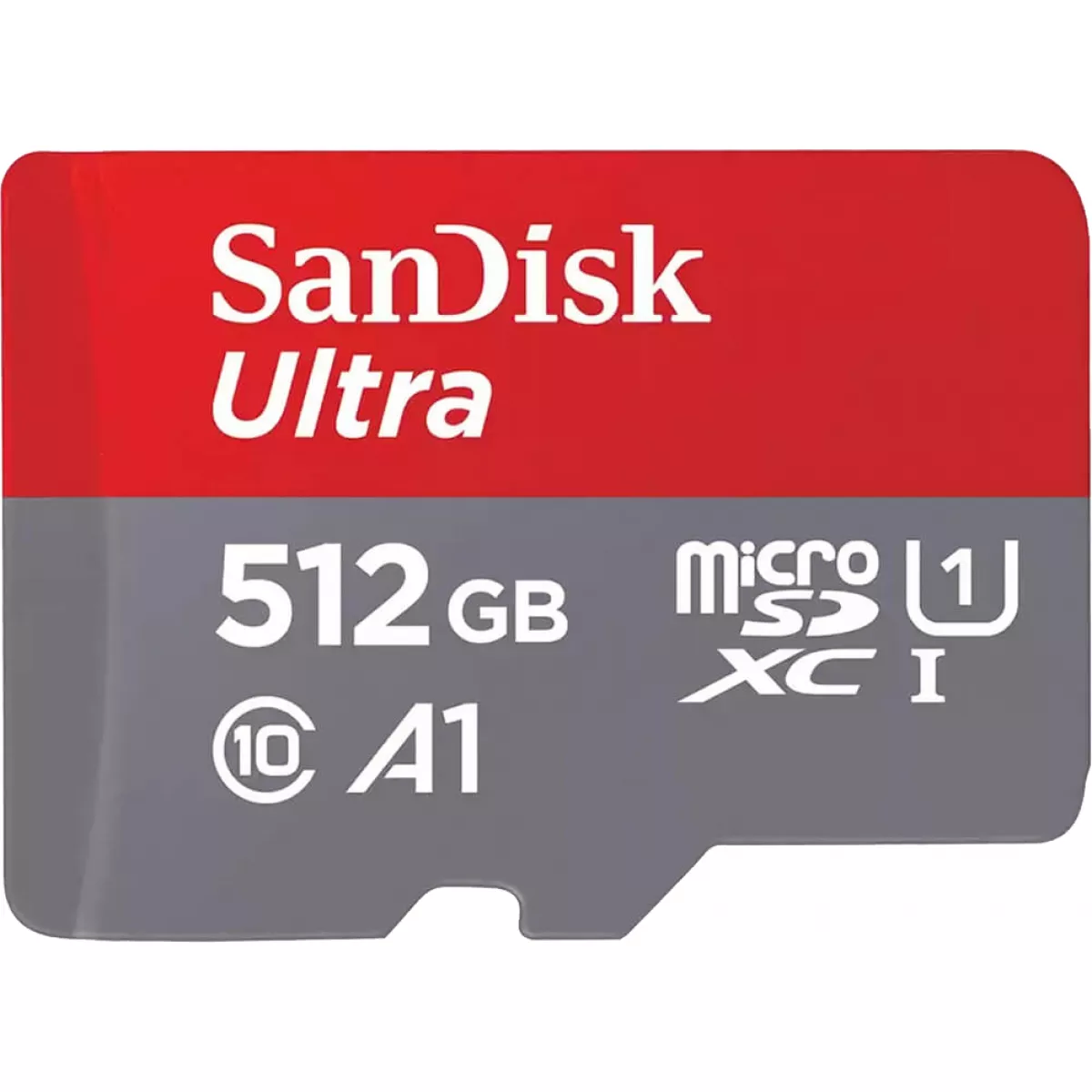 Карта памяти microSDXC SanDisk Ultra SDSQUAC-512G-GN6MN 512Gb (Цвет: Gray/Red) 