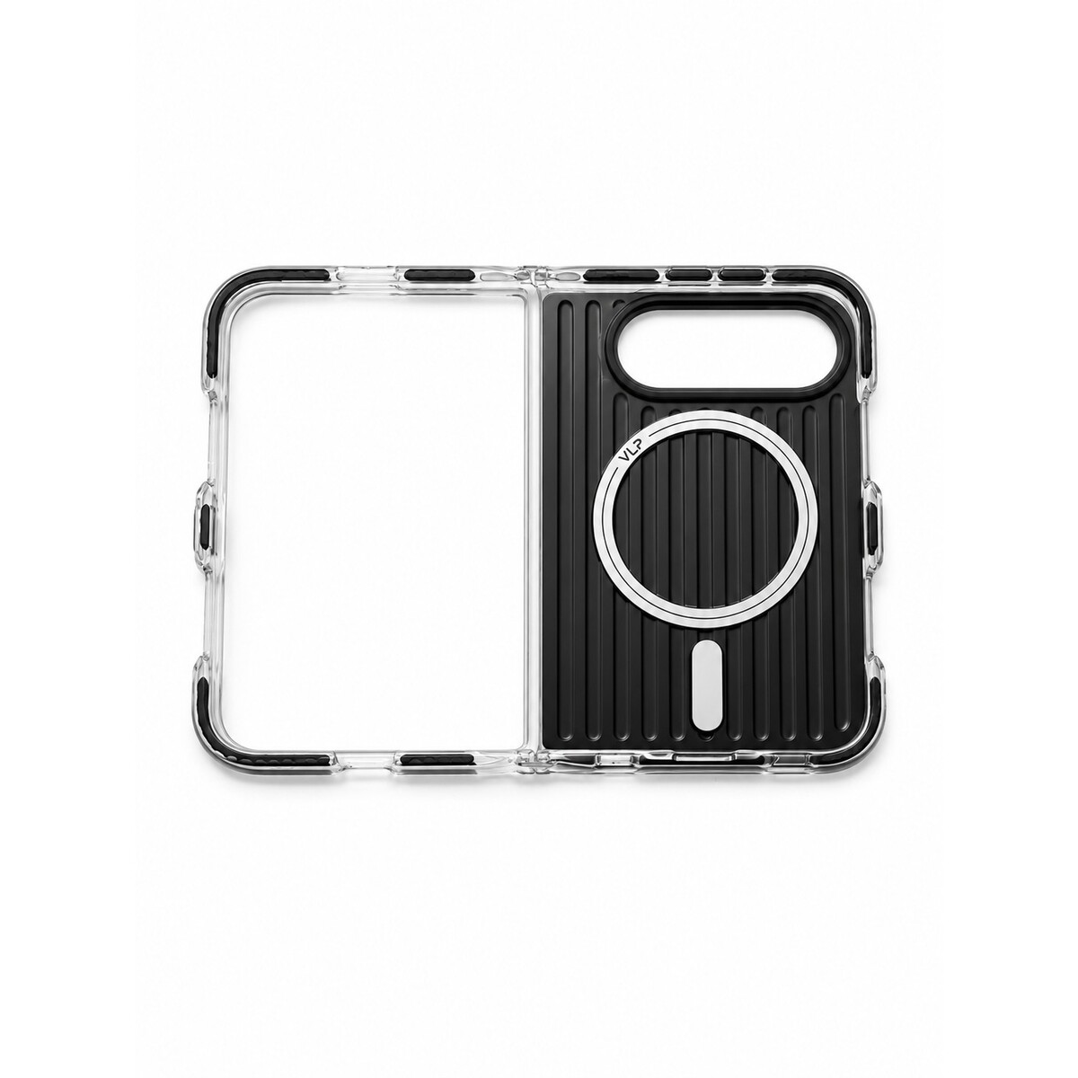 Чехол-накладка VLP Pulse Case с MagSafe для iPhone Duo, черный