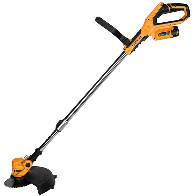 Триммер аккумуляторный Deko DKTR12 (Цвет: Orange)