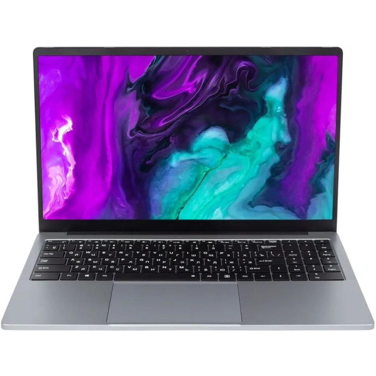 Ноутбук Hiper DZEN MTL1569 Core i7 1165G7 16Gb SSD512Gb NVIDIA GeForce MX350 2Gb 15.6 IPS FHD (1920x1080) Windows 10 silver BT Cam