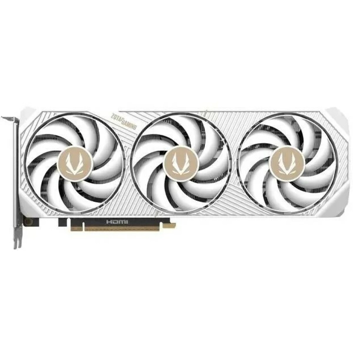 Видеокарта Zotac GeForce RTX 5070 AMP White Edition 12Gb (ZT-B50700FQ-10P)