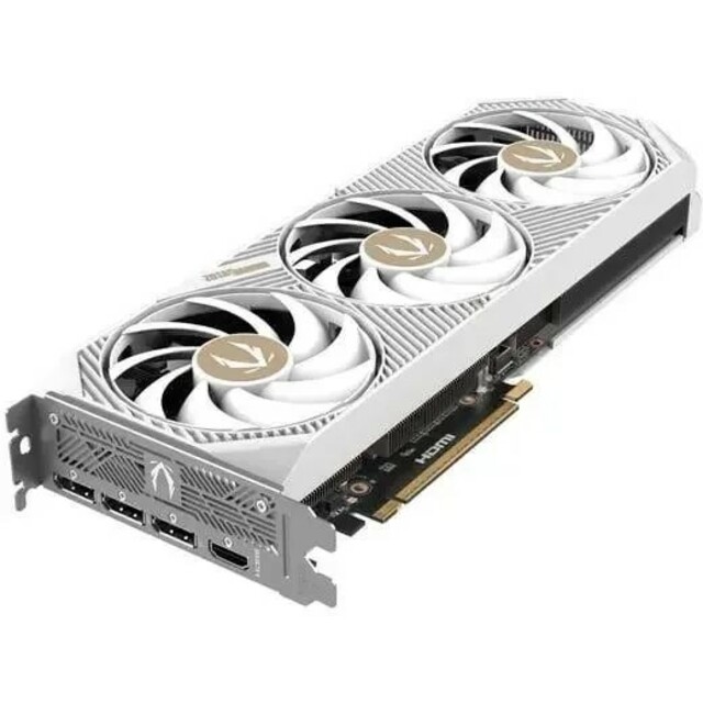 Видеокарта Zotac GeForce RTX 5070 AMP White Edition 12Gb (ZT-B50700FQ-10P)