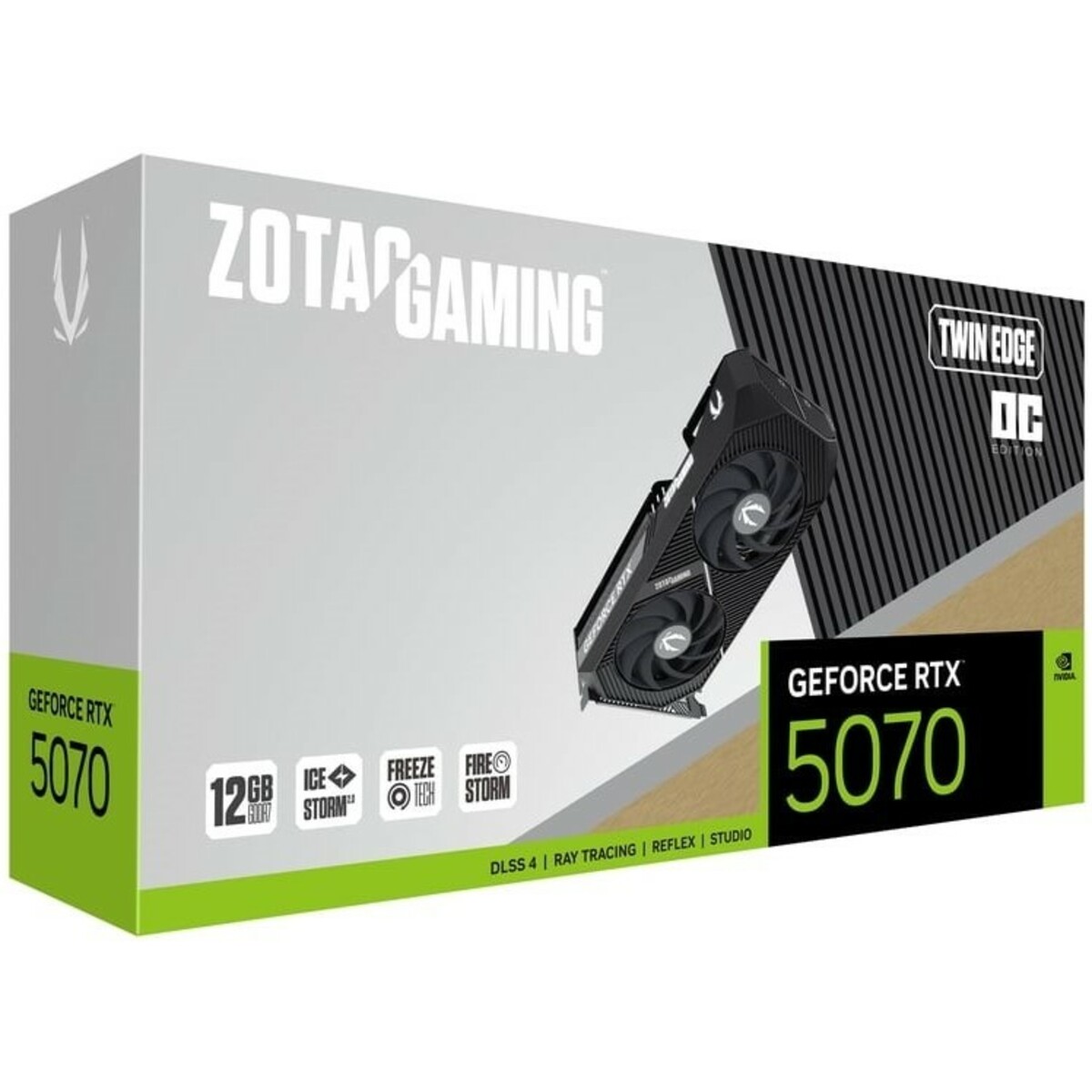Видеокарта Zotac GeForce RTX 5070 Twin Edge OC 12Gb (ZT-B50700H-10P)