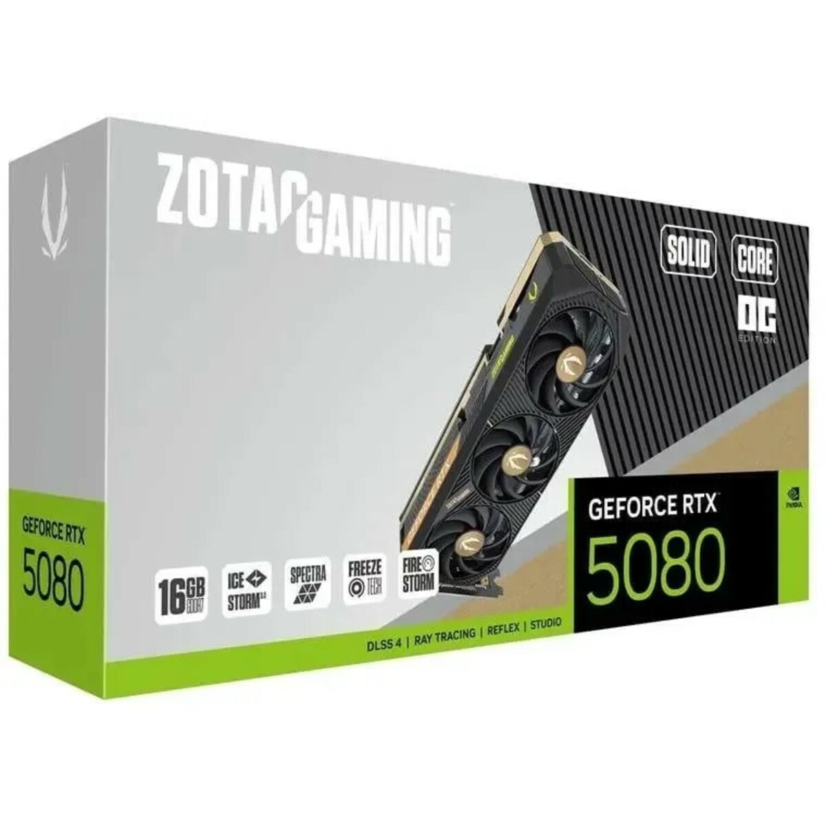 Видеокарта Zotac GeForce RTX 5080 SOLID CORE OC 16Gb (ZT-B50800J2-10P)