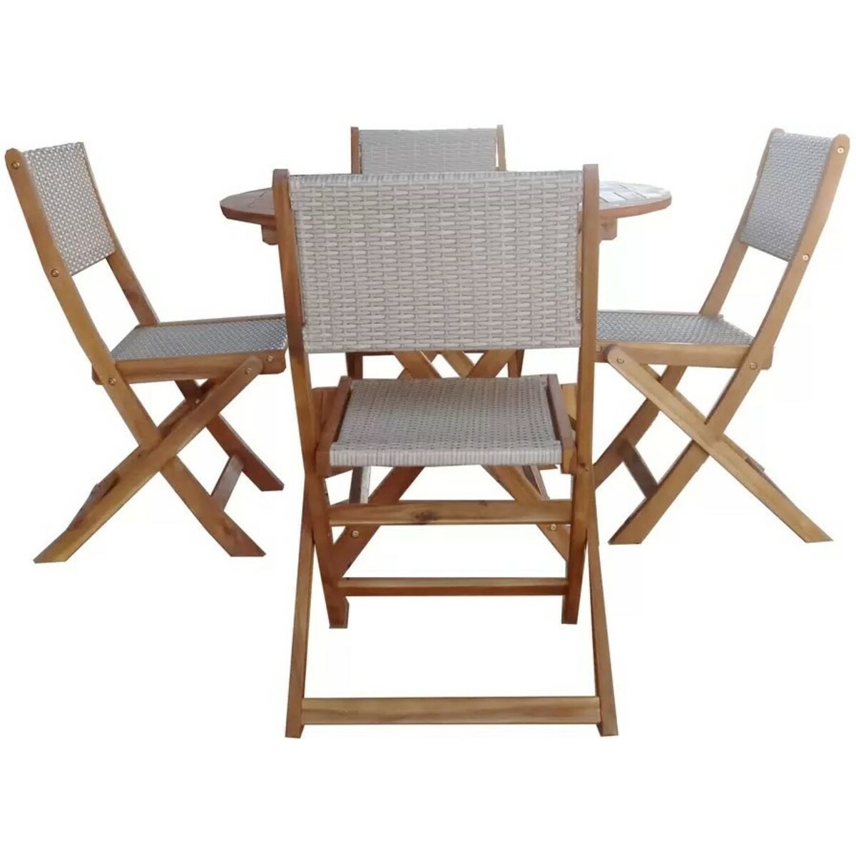 Набор садовой мебели Thinh Phu TP4093 (5 предметов) (Цвет: Brown/Gray)