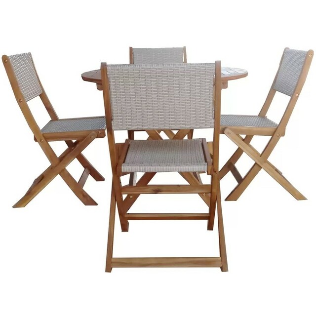 Набор садовой мебели Thinh Phu TP4093 (5 предметов) (Цвет: Brown / Gray) Набор садовой мебели Thinh Phu TP4093 (5 предметов) (Цвет: Brown / Gray)