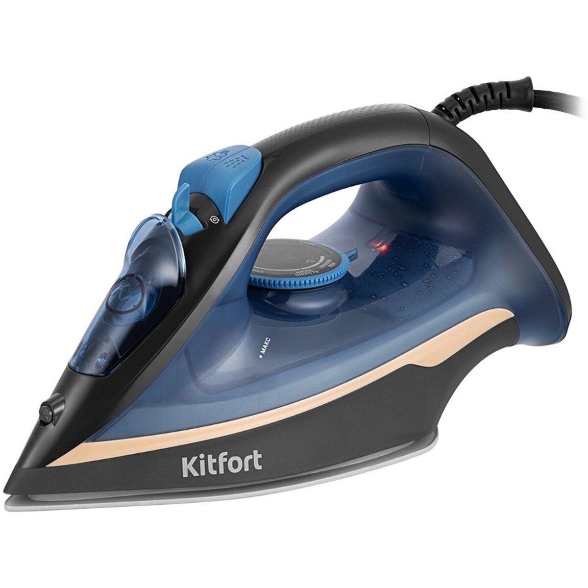 Утюг Kitfort КТ-2609 (Цвет: Blue/Black)