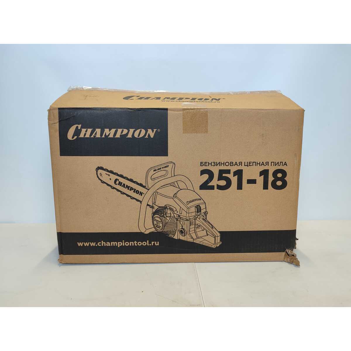 Бензопила Champion 251-18 (Цвет: Yellow)