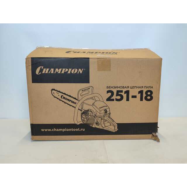 Бензопила Champion 251-18 (Цвет: Yellow)