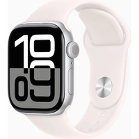 Умные часы Apple Watch Series 10 42mm Aluminum Case with Sport Band S/M (Цвет: Silver/Starlight)