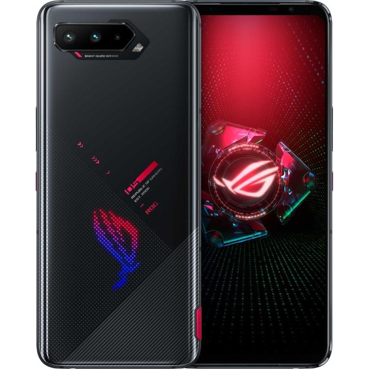 Купить Смартфон ASUS ROG Phone 5 ZS673KS 8/128Gb (NFC) (Цвет: Phantom Black)  90AI0051-M01280 в СПб недорого | Выгодные цены на Смартфон ASUS ROG Phone 5  ZS673KS 8/128Gb (NFC) (Цвет: Phantom Black) 90AI0051-M01280,