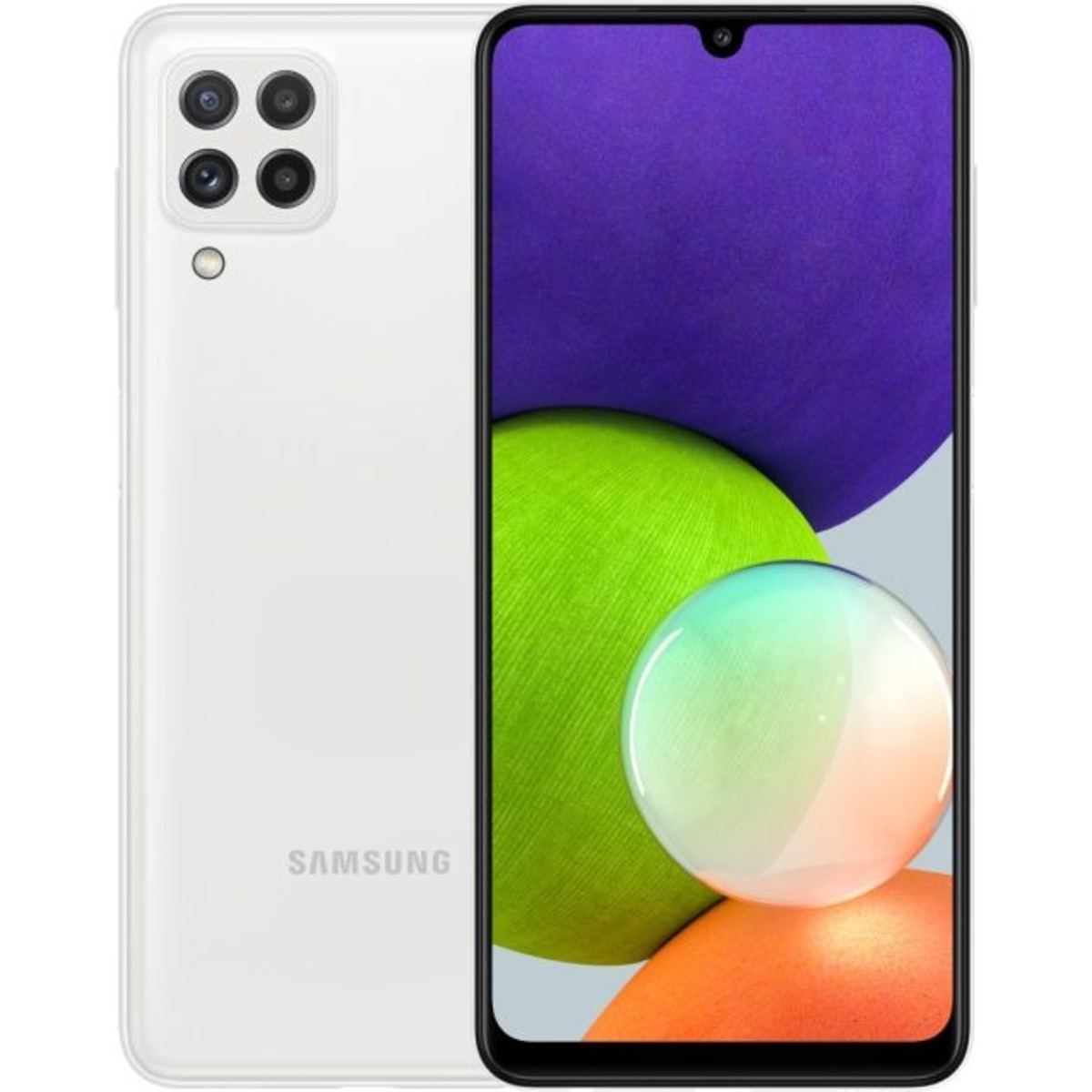 Смартфон Samsung Galaxy A22 4/64Gb RU, белый