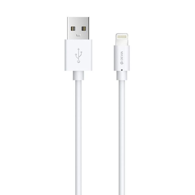 Кабель Devia Kintone Cable USB to Lightning 1m (Цвет: White)