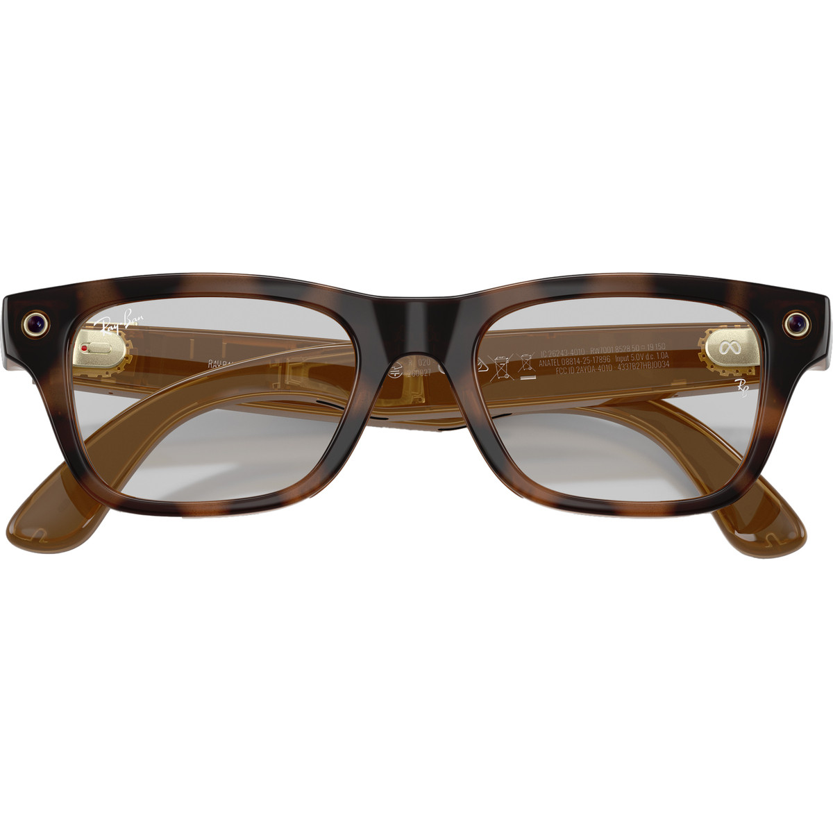 Умные очки Ray-Ban Meta Blayzer Optics RW7001 (Gen 2) (Цвет: Havana / Clear)