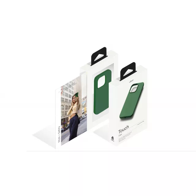 Чехол-накладка uBear Touch Case для смартфона Apple iPhone 14 Pro Max (Цвет: Green)